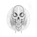 turnip head tattoo design idea