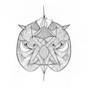 turnip head tattoo design idea