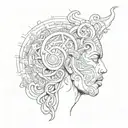 "a sound soul dwells within a sound mind and a sound body tattoo design idea