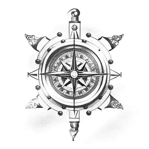 Custom Compass for Keith 🙂... - Modern Tribe Tattoo Studio | Facebook