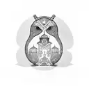 russian nesting doll tattoo design idea