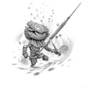 David and Goliath  tattoo design idea