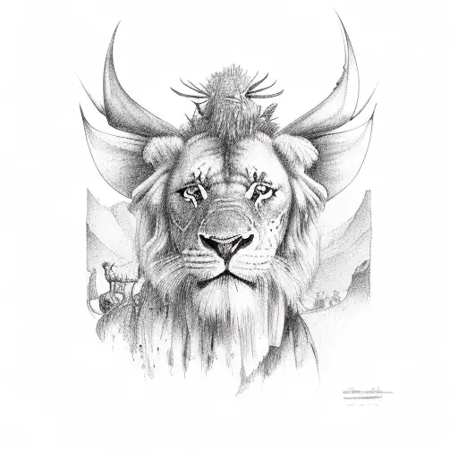 big five of south africa tattoo design idea