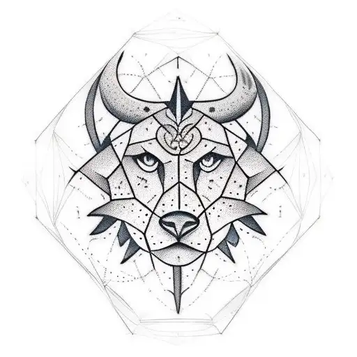 leo star constellation  tattoo design idea