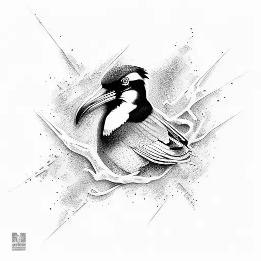 magpie newcastle united  tattoo design idea