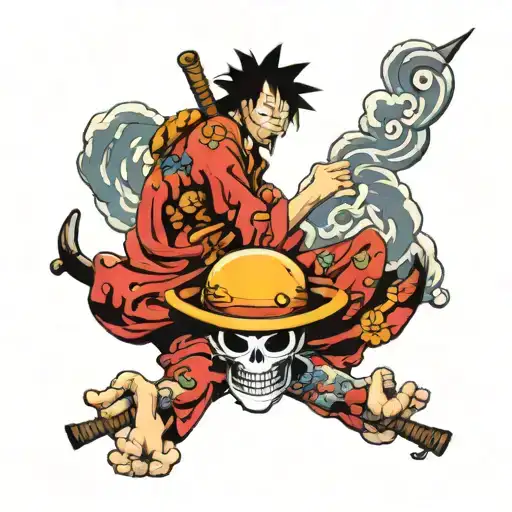one piece tattoo design idea