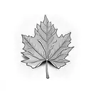 enlightened leaf tattoo design idea
