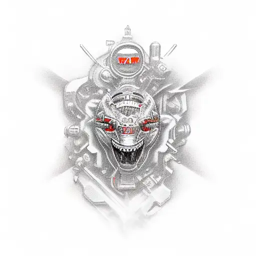 motorcycle chain,  tattoo design idea