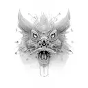 bike chain tattoo design idea