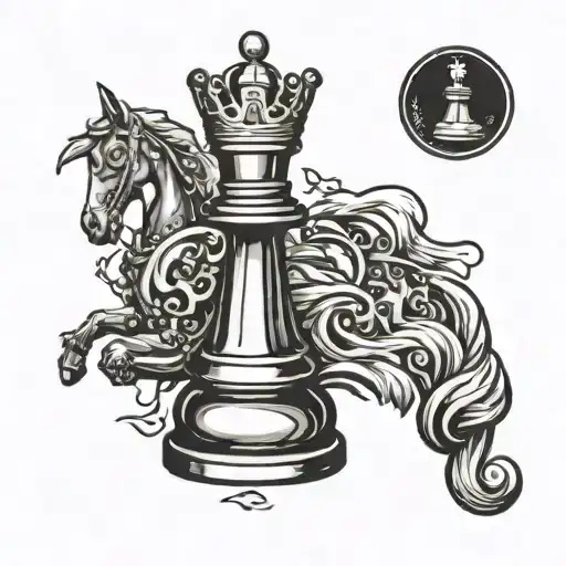 pawn translate king chess piece tattoo design idea