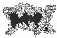 games of thrones house sigil but for the ninja turtle family tattoo design idea