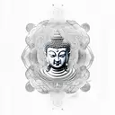 Thousand Hand Buddha tattoo design idea