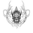 fall of lucifer tattoo design idea