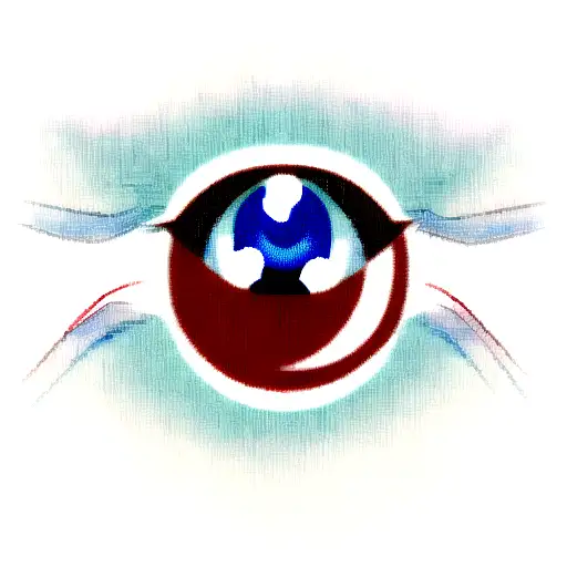turkish eye blue tattoo design idea