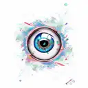 turkish eye tattoo design idea