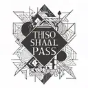 this too shall pass tattoo design idea