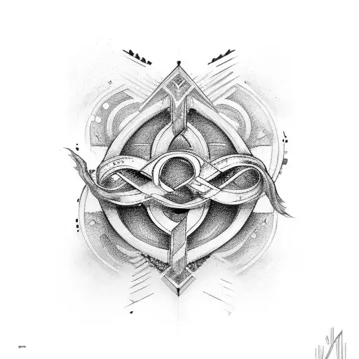 Infinity Symbol y nombres Dani, Aldara, Enzo tattoo design idea