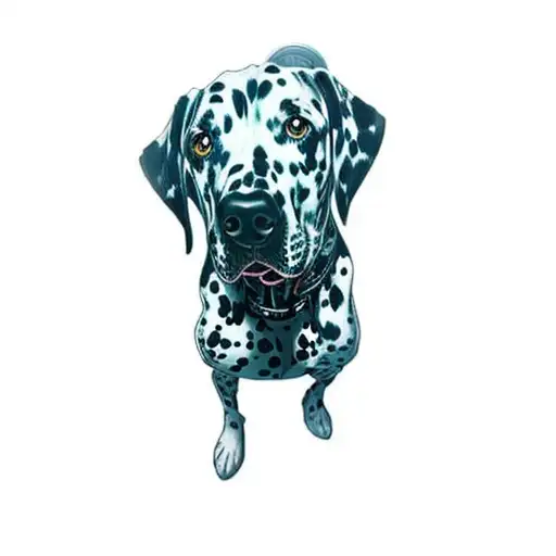 a dalmatian tattoo design idea