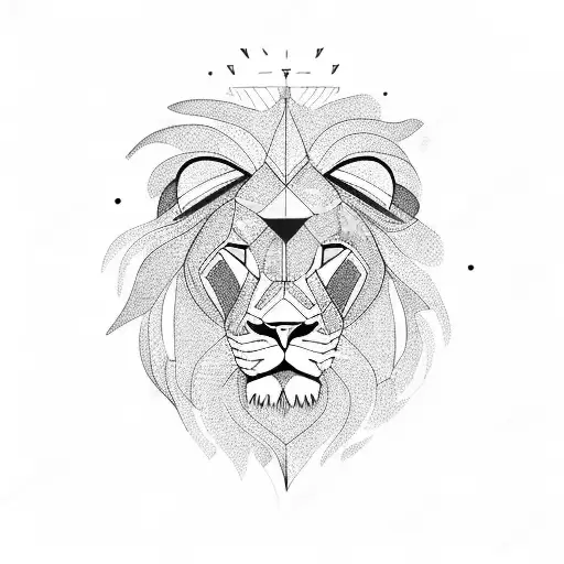 Lion travel medicine sport tattoo design idea