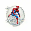 spiderman tattoo design idea