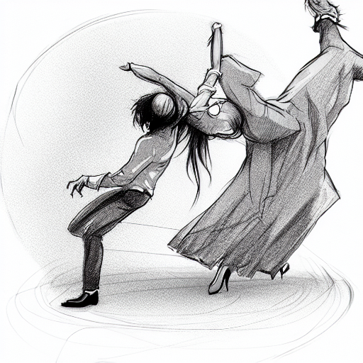 couple dancing  tattoo design idea