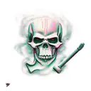 Grim Reaper tattoo design idea