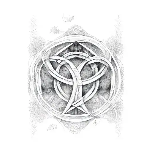 The word "Yahweh" with vines around the word tattoo design idea