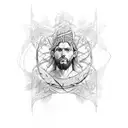 "Yahweh" with vines around the word tattoo design idea