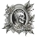 struggle time tattoo design idea