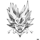 goku tattoo design idea