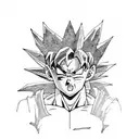 goku tattoo design idea