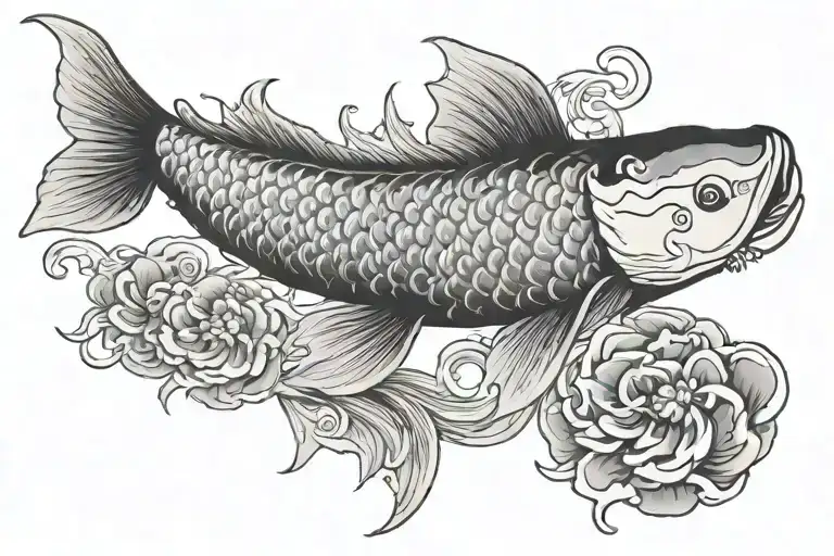 The quote "Koi No Yokan" tattoo design idea
