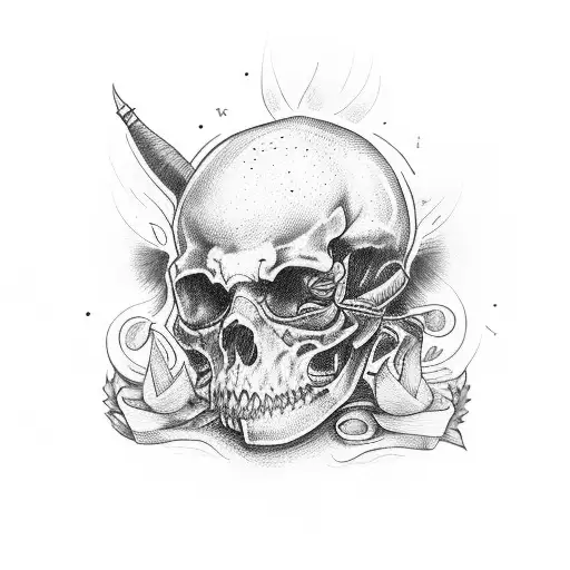 sinner playing saint tattoo design idea