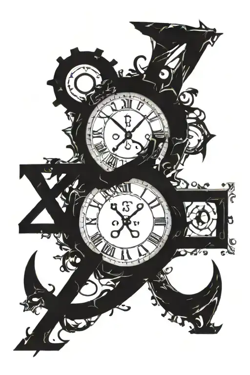 Roman Numerals 07 24 2023 tattoo design idea