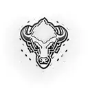 Buffalo Bills Logo outline filled with small dainty flowers on the inside tattoo design idea