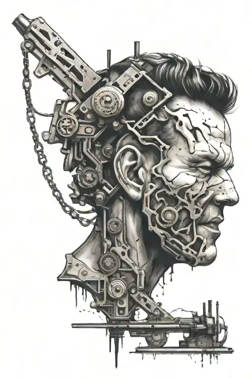 tattoo based on saw movies tattoo design idea