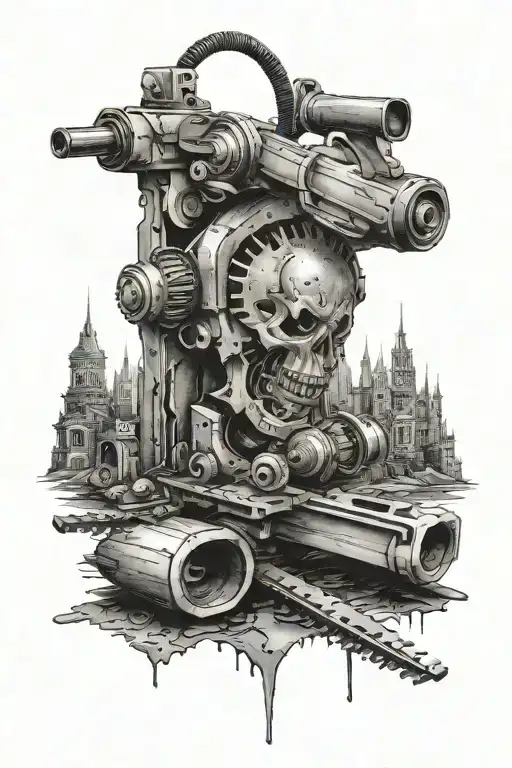 arm tattoo based on the Saw movies tattoo design idea