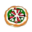 pizza tattoo design idea