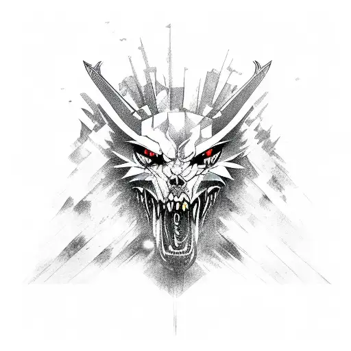witcher tattoo design idea