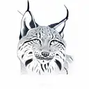 lynx tattoo design idea