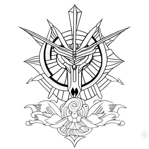 espadas tattoo design idea