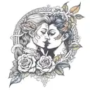 lesbian tattoo design idea