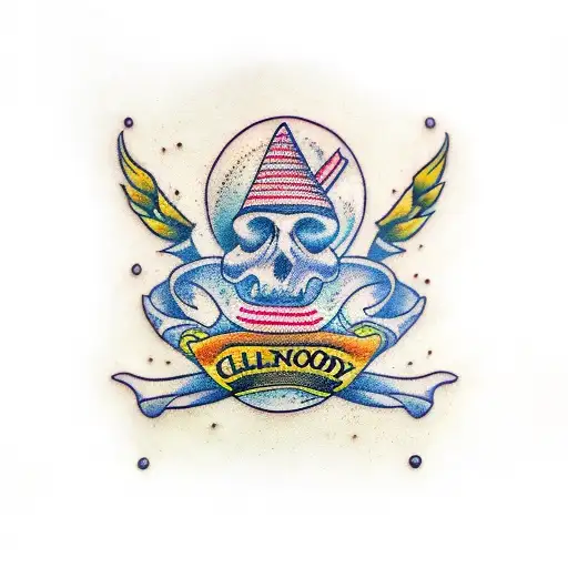 cilantro branch tattoo design idea