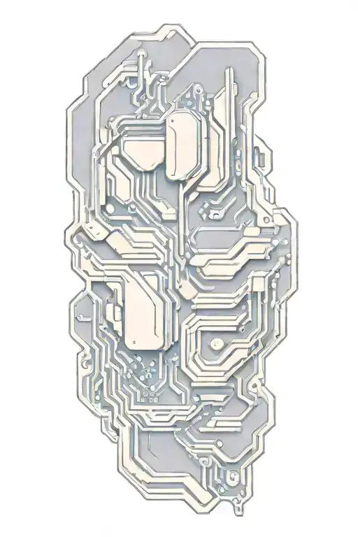 motherboard design tattoo design idea