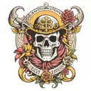 holy death tattoo design idea