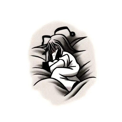 sleep paralysis  tattoo design idea