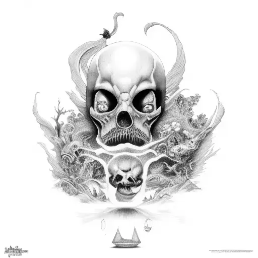 sleep paralysis  tattoo design idea