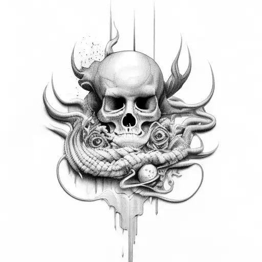 sleep paralysis  tattoo design idea