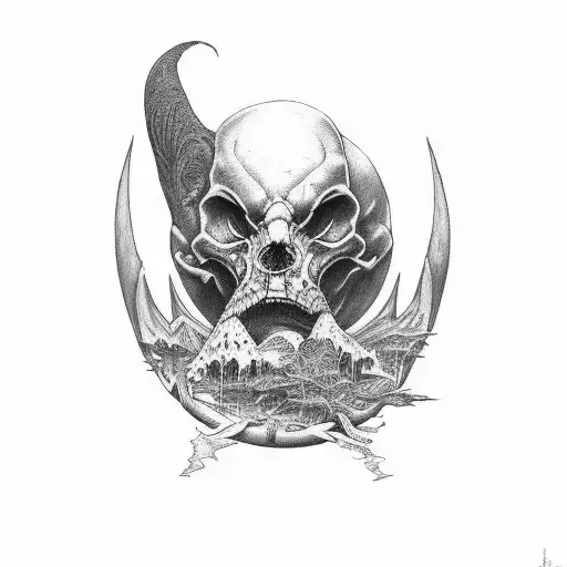 sleep paralysis  tattoo design idea