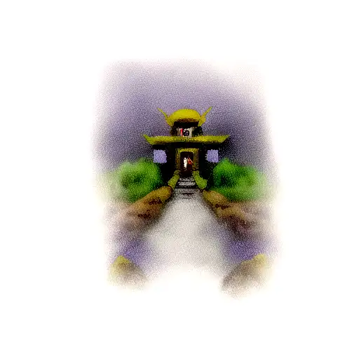 the legend of zelda temple of time tattoo design idea